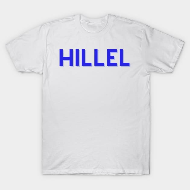 Hillel - Blue T-Shirt by stickersbyjori
